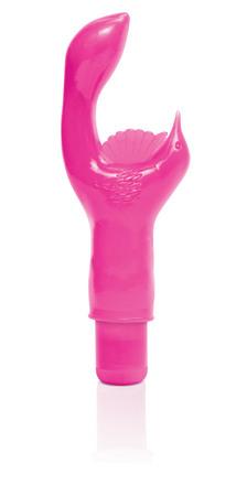 Wanachi Happy Hummer G-Spot Vibrator with Tapered Tip &amp; Fluttering Wings - Body Safe TPE - SP BOUTIQUE