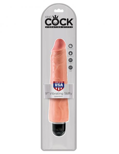 King Cock Vibrador Stiffy Marrón