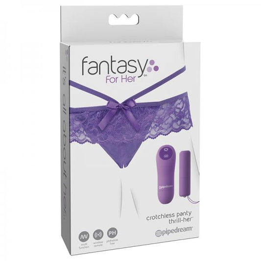 Fantasía para su panty sin entrepierna Thrill-her