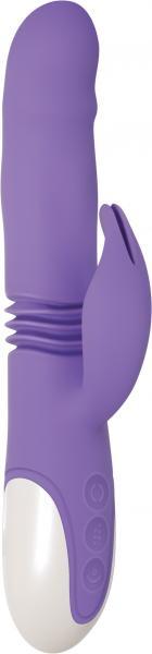 Thick &amp; Thrust Bunny Purple Rabbit Vibrator - SP BOUTIQUE