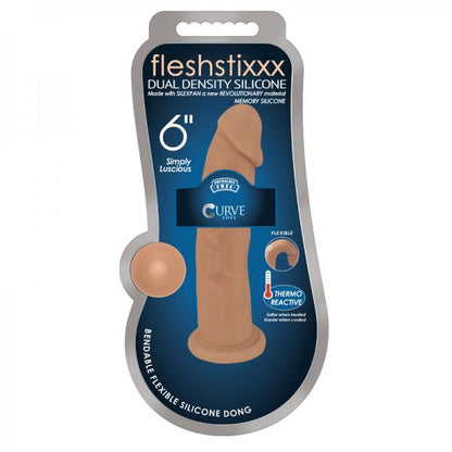 Fleshstixxx Silicone Dong 6 inch - SP BOUTIQUE