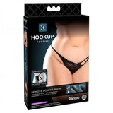 Hookup Remote Bowtie Bikini Negro Se adapta al tamaño Xl-xxl