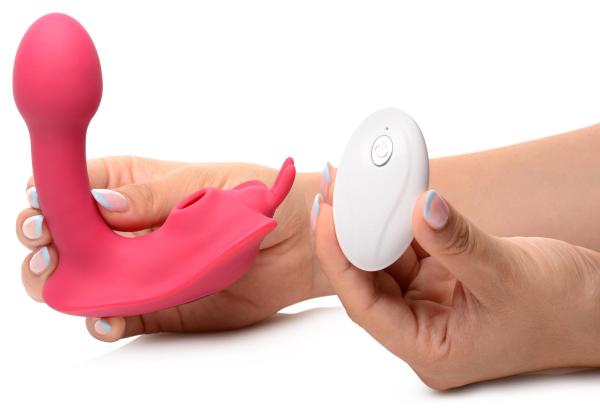 Butterfly Tease 10x Clitoral Suction Silicone Stimulator - SP BOUTIQUE