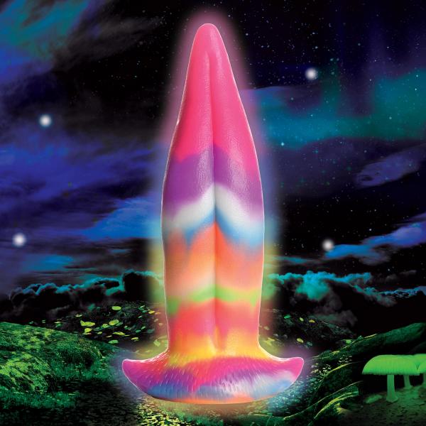 Unicorn Kiss Unicorn Tongue Glow-in-the-dark Silicone Dildo - SP BOUTIQUE