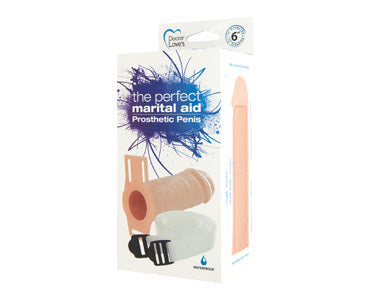 Doctor Loves The Perfect Marital Aid Prosthetic Penis Extension 6 Inch - Beige - SP BOUTIQUE