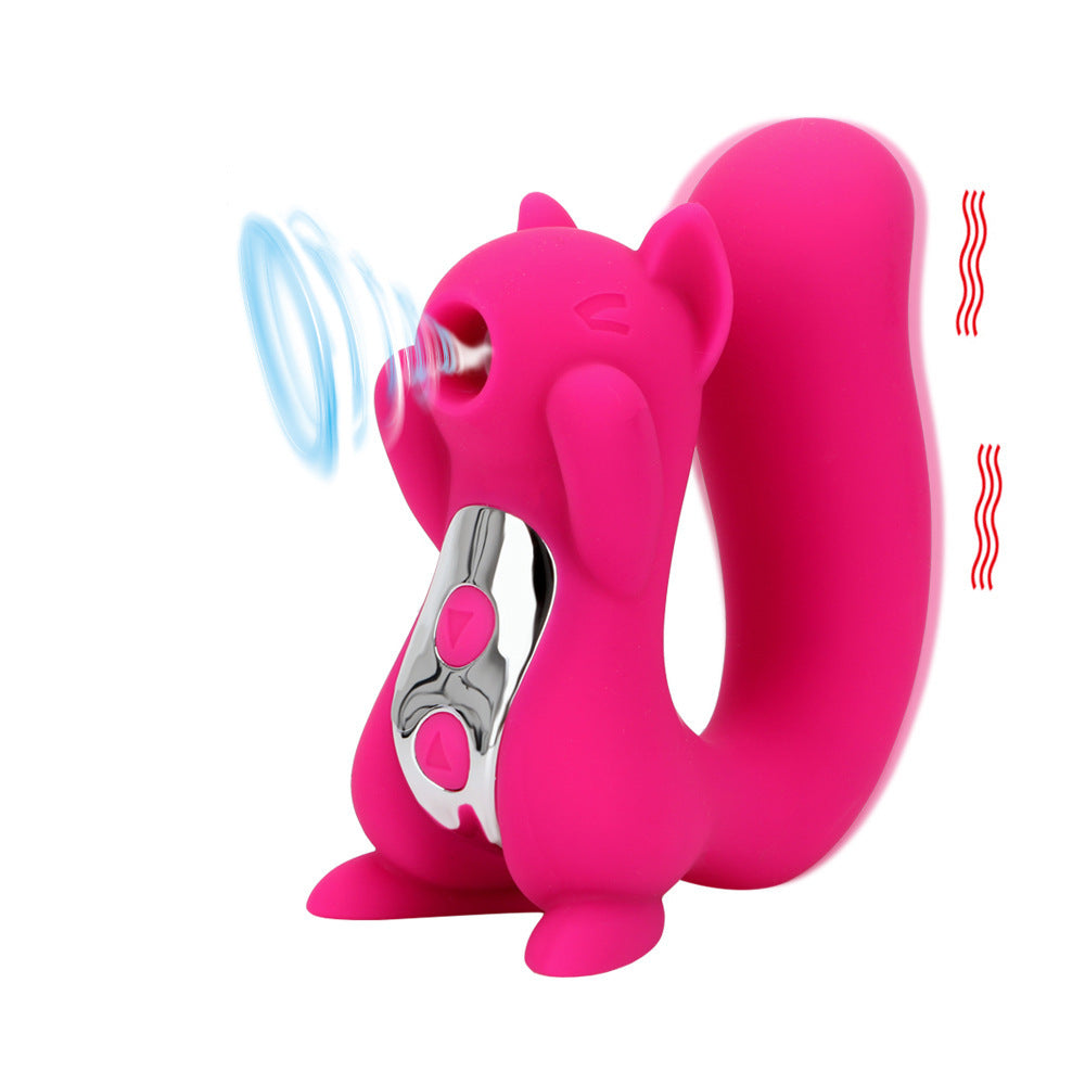 Screaming Squirrel Vibrating Sex Toy With Air Pulse &amp; Dual Motors For Ultimate Pleasure - SP BOUTIQUE