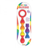 Rainbow Baller Beads Pleasure Anal Beads Mango de anillo