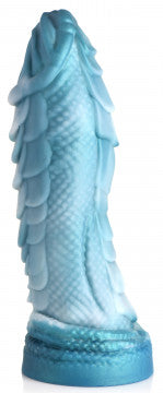 Gode ​​en silicone bleu écailleux Sea Serpent - Bleu