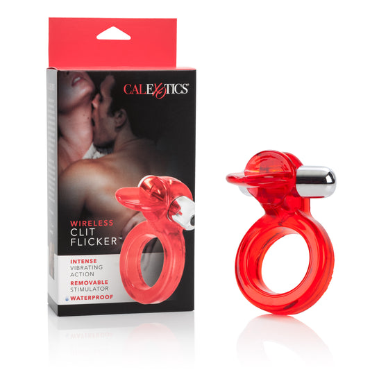 Stimulateur de clitoris sans fil rouge