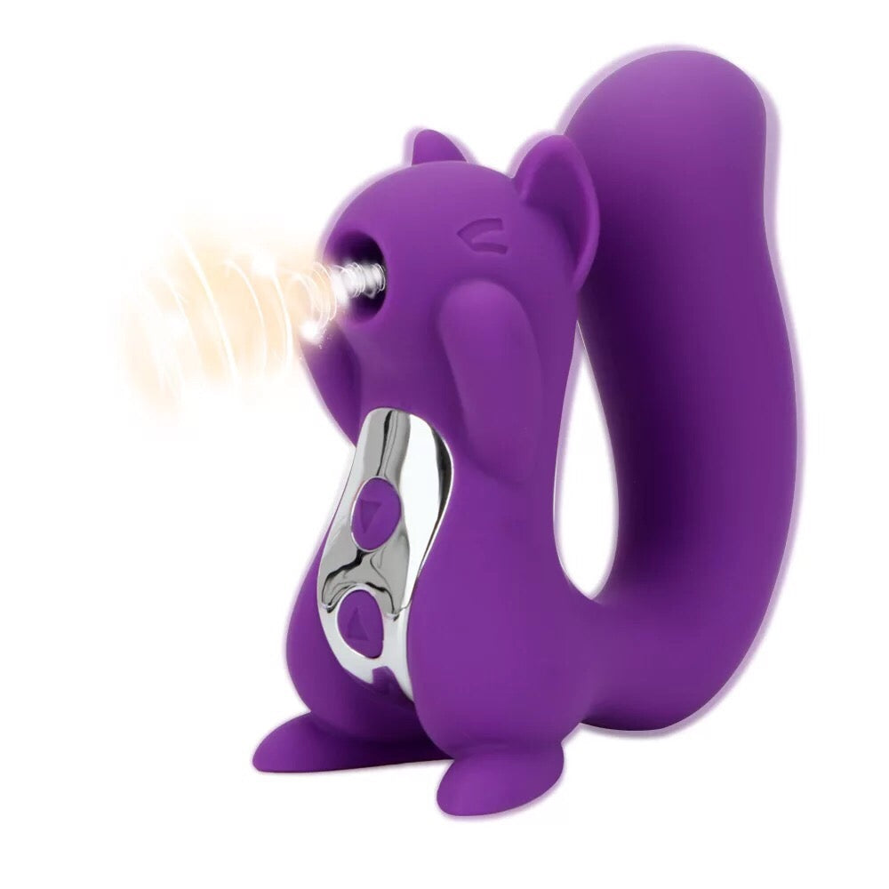 Screaming Squirrel Vibrating Sex Toy With Air Pulse &amp; Dual Motors For Ultimate Pleasure - SP BOUTIQUE