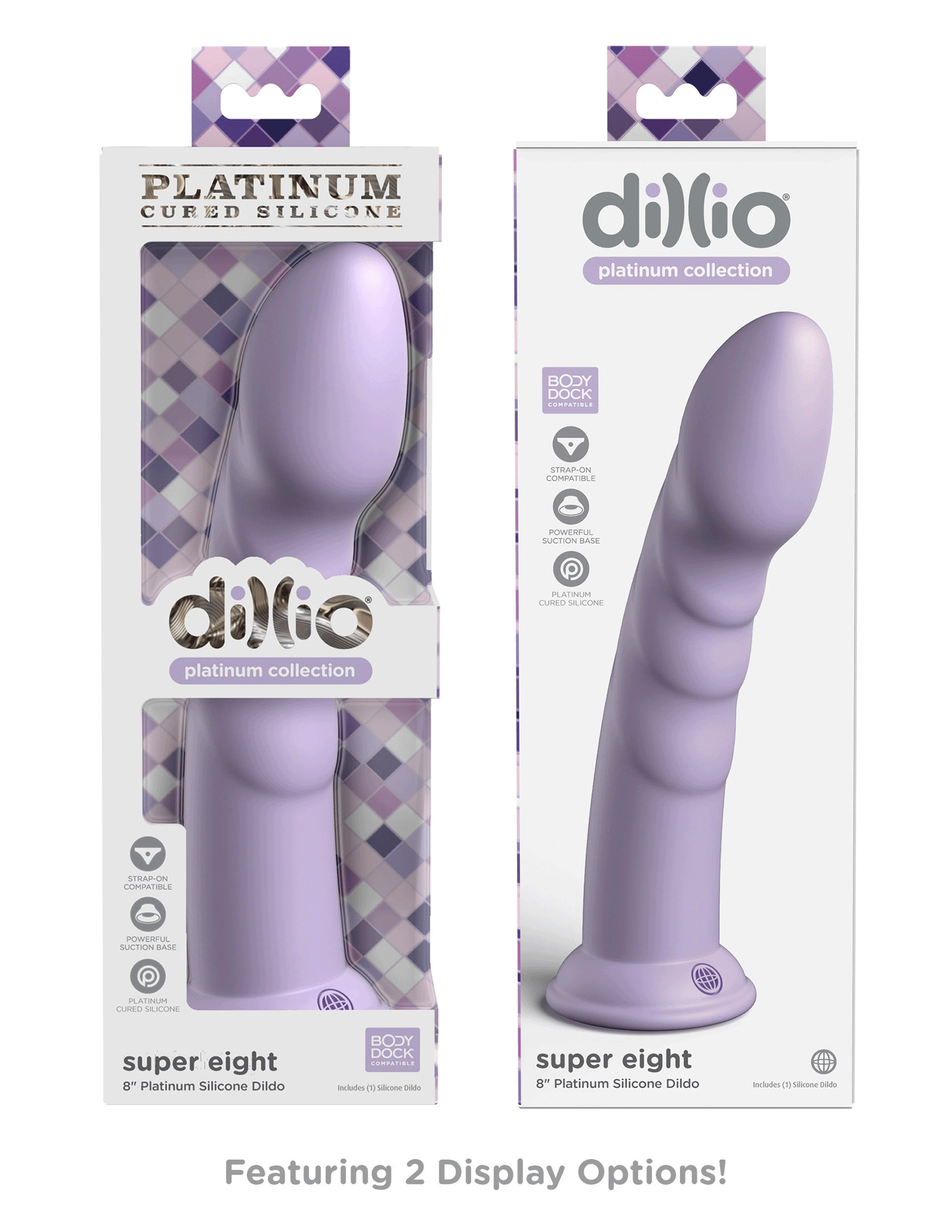 Dillio Platinum - Consolador Super Ocho