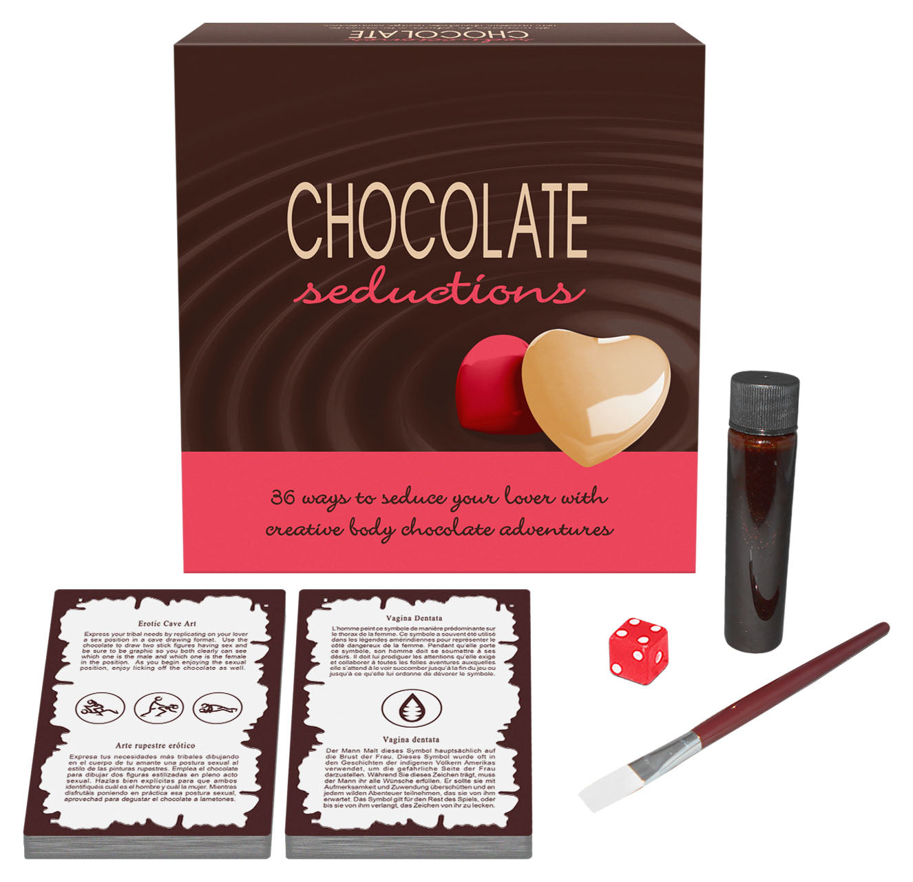 Juego de seducciones de chocolate