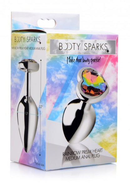 Rainbow Prism Heart Anal Plu - SP BOUTIQUE