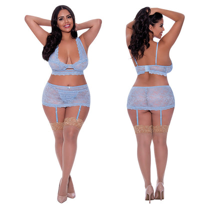 Magic Silk Bralette, Skirt &amp; G-String - SP BOUTIQUE