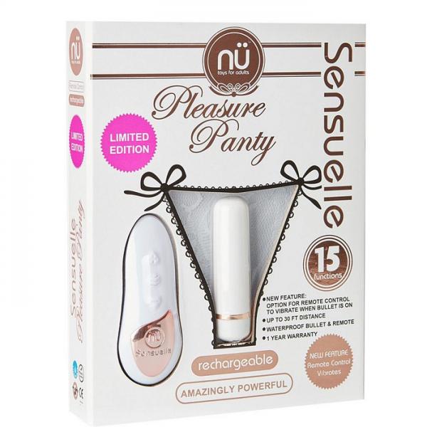 Sensuelle Pleasure Panty Con Control Remoto 15 Funciones Bullet