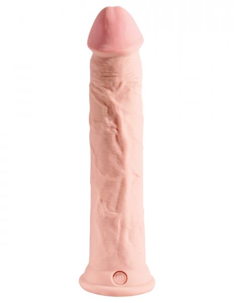 Dildo King Cock Triple Densidad 11 pulgadas Beige