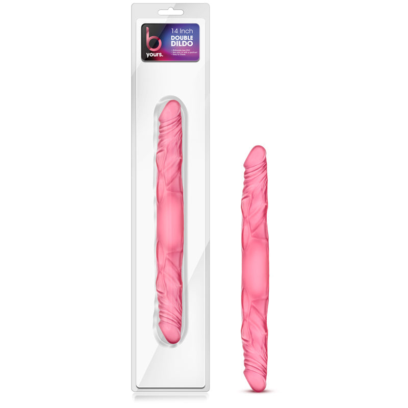 B Yours - 14in Double Dildo - SP BOUTIQUE