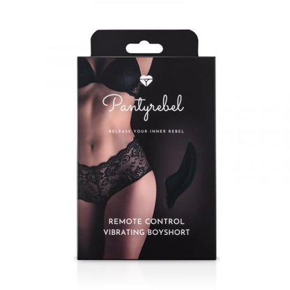 Panty Rebel Vibrating Boy Shorts With Remote - SP BOUTIQUE