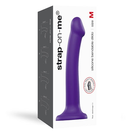 Strap-On-Me Dildo flexible semirrealista de doble densidad-M