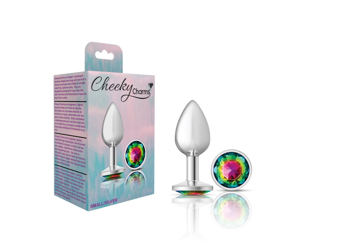 Cheeky Charms-Silver Metal Butt Plug - SP BOUTIQUE