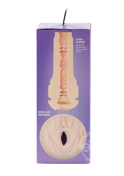 Kiiroo Feel Leigh Raven Black Stroker Interactive Masturbator - Pussy - Black/Vanilla - SP BOUTIQUE