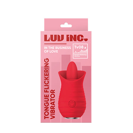 Luv Inc TV08 Tongue Flickering Vibrator Pink - SP BOUTIQUE