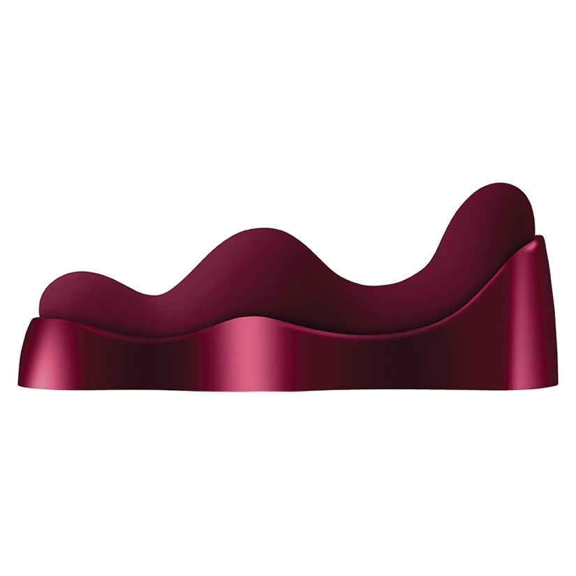 Ruby Glow Saddle Vibrator Blush Red