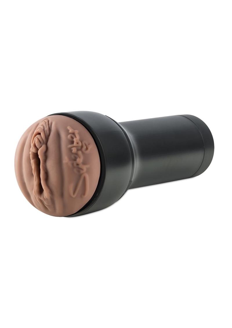 Kiiroo Feel September Reign Black Stroker Interactive Masturbator - Pussy - Black/Chocolate - SP BOUTIQUE