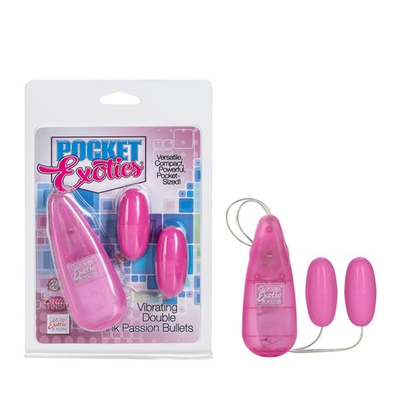 Pocket Exotics Double Pink Passion Bullet Vibradores