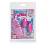 Pocket Exotics Double Pink Passion Bullet Vibradores