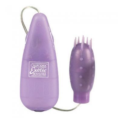 Silicona Slims Nubby Bullet Vibrador Morado