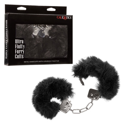 Ultra Fluffy Furry Cuffs - Adjustable Lockable Restraint Handcuffs with Faux Fur Comfort - SP BOUTIQUE