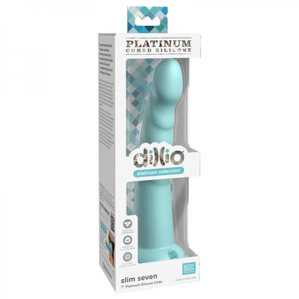 Dillio Platinum Slim Seven Consolador de Silicona