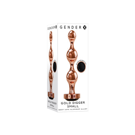 Gender X Gold Digger Medium Plug Rose Gold/Black - SP BOUTIQUE