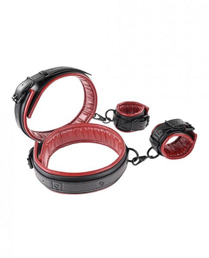 Sportsheets Saffron Adjustable Thigh &amp; Wrist Cuff Set - SP BOUTIQUE