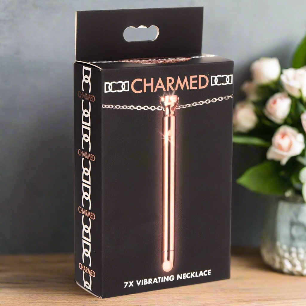 7X Discreet Vibrator Jewelry Necklace, Stainless Steel with Powerful Vibrations &amp; 4 Patterns - SP BOUTIQUE
