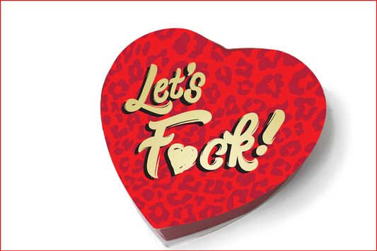 Let's F*ck Heart Box Of Chocolates Gift Box