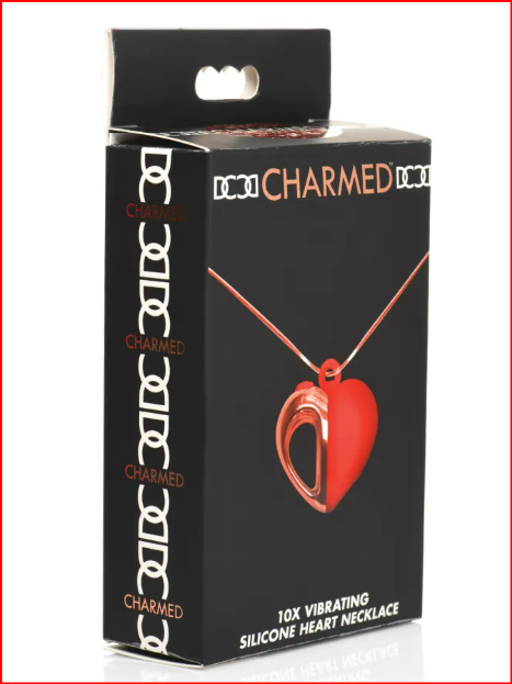 Collier Charmed en silicone avec coeur