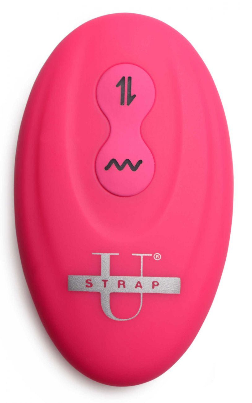 Mighty-Thrust Thrusting and Vibrating Strapless Strap-on With Remote - SP BOUTIQUE
