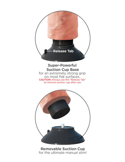 King Cock  Vibrating Cock With Balls - SP BOUTIQUE