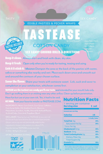 Tastease Candy Edible Pasties &amp; Pecker Wraps - SP BOUTIQUE