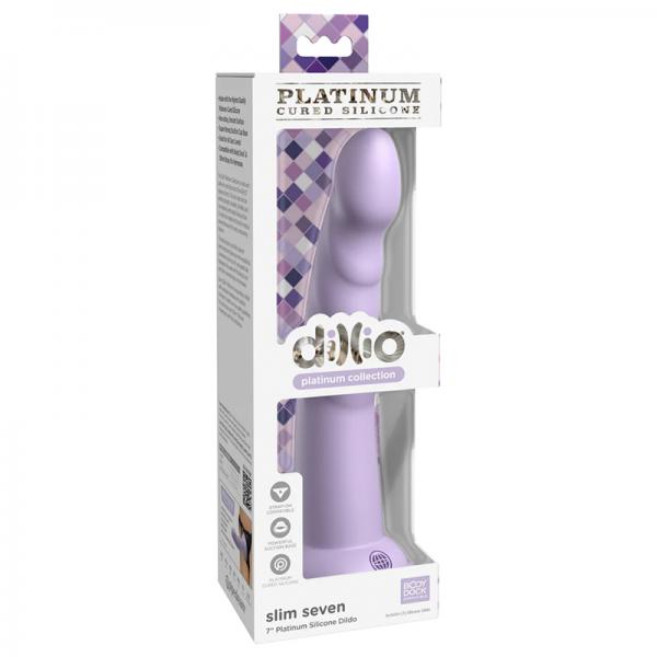 Dillio Platinum Slim Seven Consolador de Silicona