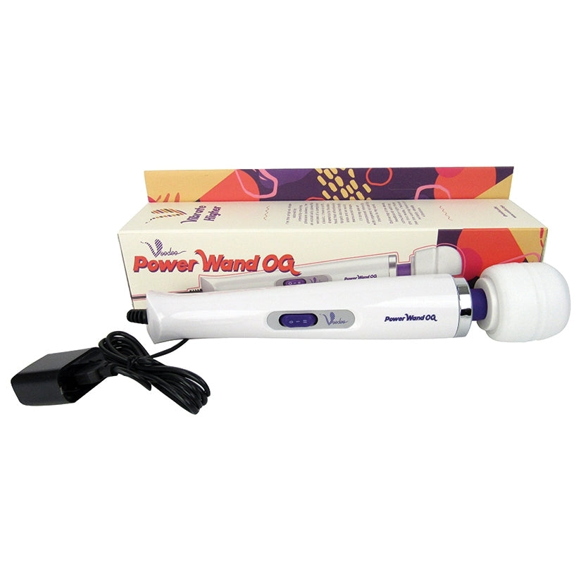 Voodoo Power Wand OG 2-Speed Plug-In Massager - 12.5 Inch Ultra Deep Stimulation in White - SP BOUTIQUE