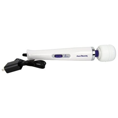 Voodoo Power Wand OG 2-Speed Plug-In Massager - 12.5 Inch Ultra Deep Stimulation in White - SP BOUTIQUE