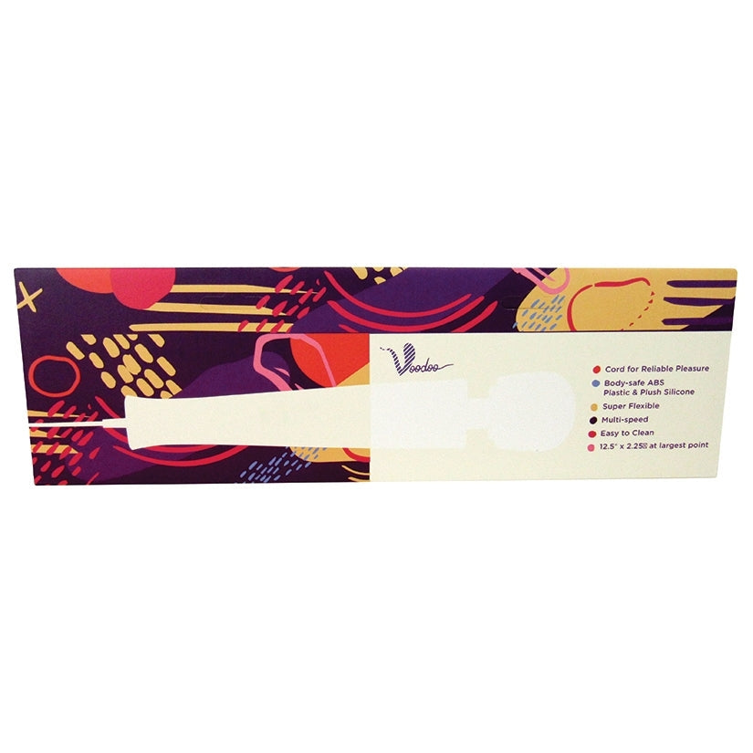 Voodoo Power Wand OG 2-Speed Plug-In Massager - 12.5 Inch Ultra Deep Stimulation in White - SP BOUTIQUE