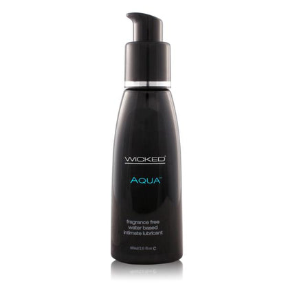 Wicked Aqua Fragrance Free Water-Based Lubricant - 8.5oz Vegan &amp; Hypoallergenic Formula - SP BOUTIQUE