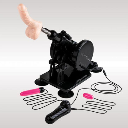 Whipsmart Remote Control Thruster Sex Machine | 200 Thrusts Per Minute, 7.8" Extension Rod &amp; 5" Vibrator - SP BOUTIQUE