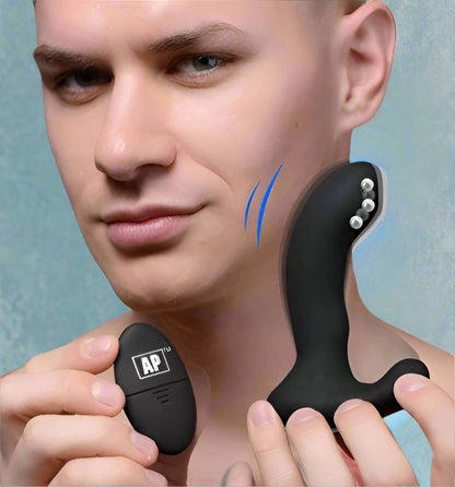 Alpha-Pro 10X Prostate Stimulator with Dual Motors, Remote Control &amp; Waterproof Design - SP BOUTIQUE