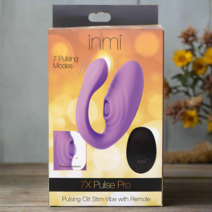 7X Pulse Pro Clitoral Stimulating Vibrator With Remote Control - Ergonomic Design &amp; Powerful Motors - SP BOUTIQUE