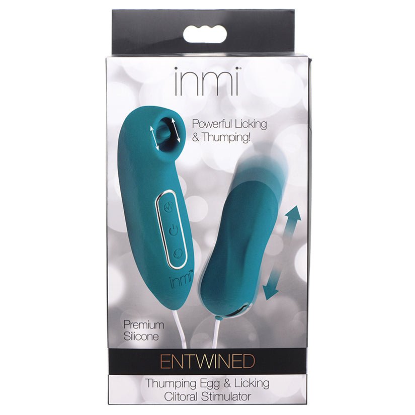 Inmi Entwined 3x Thumping Egg &amp; Licking Clit Stim - SP BOUTIQUE